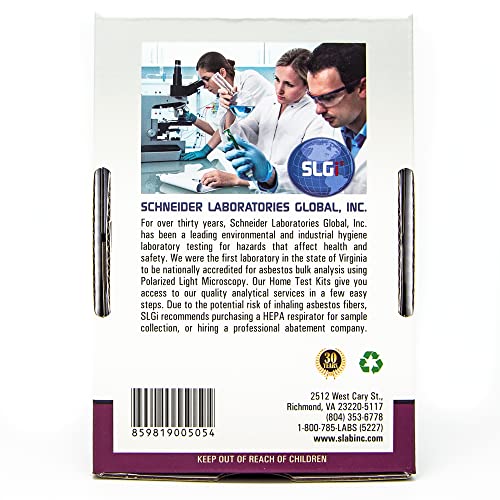 Asbestos Test Kit 10 PK (5 Bus. Days) - size: 10 Pack 5 Day