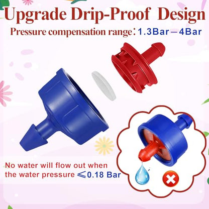 30Pcs 2 GPH Drippers Pressure Compensating Drip Emitters - color: 30 PCS 2GPH