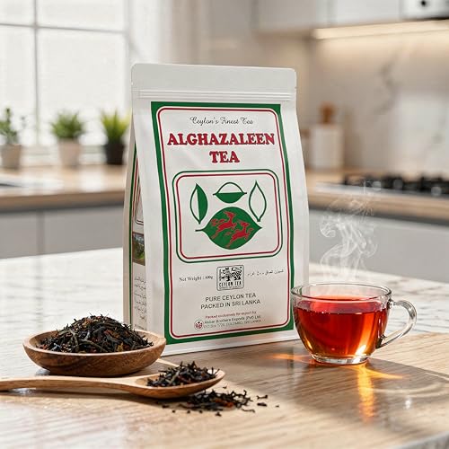 Alghazaleen Pure Ceylon Black Tea, Loose Leaf, 400 g Pouch