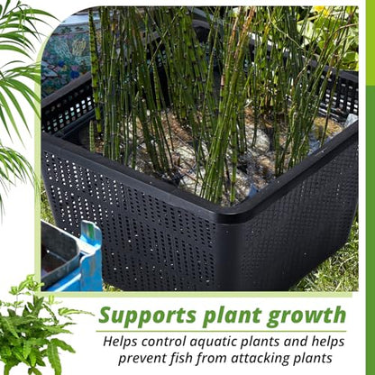 8 Pcs Aquatic Plant Baskets for Hydroponics Water Plant Pots