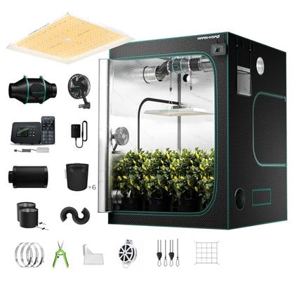 MARS HYDRO Smart Grow Tent Kit 4x4, TS3000 WiFi Control Grow Kit System - size: 48" × 48" × 80" TS-3000 with iControl