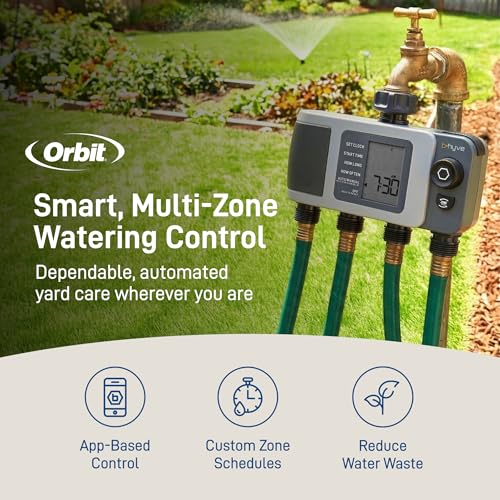 Orbit B-hyve XD 4-Port Smart Hose Watering Timer - 24634 - size: 4-Port, style: Bluetooth