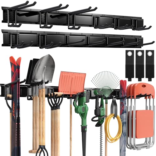 LBT 99" Garage Tool Organizer Wall Mount - 1000lbs Garden Tool Organizer - size: 99inch