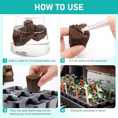 50P Seed Starter Sponge for Germinate Quickly Rapid Rooter Plug
