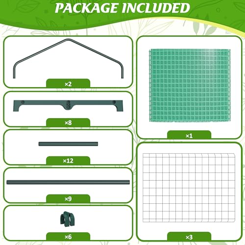 AlisisFores 3-Tier Greenhouse, PE Cover, 4ft Tall - style: 3-Tier