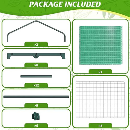 AlisisFores 3-Tier Greenhouse, PE Cover, 4ft Tall - style: 3-Tier