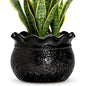 Ceramic Planters for Plants, 10 Inch Flower Pots, Black - color: Black, size: 10 Inch