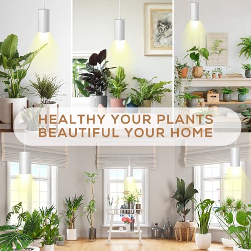 STERREN Pendant Grow Lights,30W Full Spectrum Plant Light - color: White