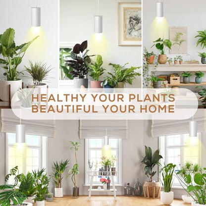 STERREN Pendant Grow Lights,30W Full Spectrum Plant Light - color: White