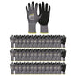 LOCCEF MicroFoam Nitrile Coated Safety Work Gloves - color: Grey 36-pairs