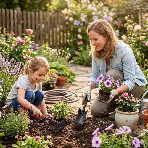 Garden Shovel, Garden Trowel,Spade Shovel Hand Rake Gardening Tools,Digging