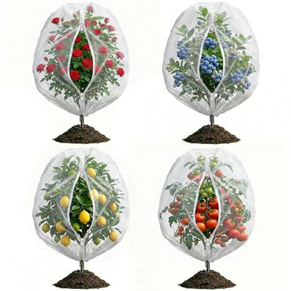 Garden Bird Netting for Plant and Fruit Tree Protection,4 Pack 4.9x4FT - size: 4.9x4Ft