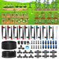 243FT Drip Irrigation Kit, Drip Irrigation System with 1/2'' Hose1/4 Drip Irrigation Tubing, 2026New Quick-Connect, Three Adjustable Nozzle Types for Garden Greenhouse Flower Bed Patio Lawn