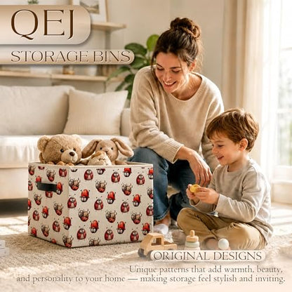 Funny Ladybug Storage Basket Bin - color: Zoon Lady cute
