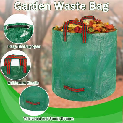 RAINFLOW 42 Gallon Reusable Yard Waste Bags for Lawn & Garden 1PC