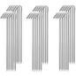 MySit Tent Stake 9 Inch 30 Pack Heavy Duty Anti-Rust Ground Stakes