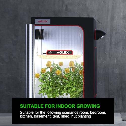 AGLEX K2000 LED Grow Light, Grow Light with Daisy Chain & Dimmable, Full Spectrum Plant Grow Lights for Hydroponic Indoor Plants Seeding - size: K2000