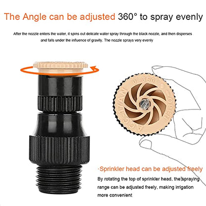 360° Rotation Auto Irrigation System Garden Lawn Sprinkler Patio - color: 3 PCS