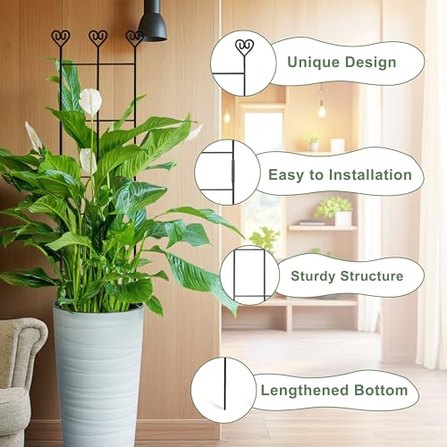 Coomin 32in Monstera Plant Support Trellis for Indoor Plants, 2P - size: 32in/2p