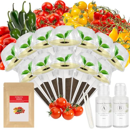TitaniX Heirloom Tomato Seed Pod Kit for Hydroponic System– 12 Pods