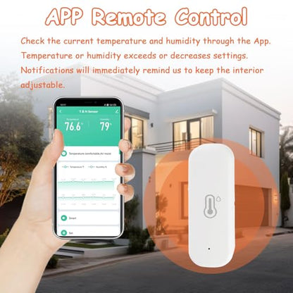 WiFi Hygrometer Thermometer Sensor (2 Pack) - size: 2 Pack