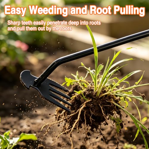 Portable Garden Weed Remover Tool, Handheld Gardening Weeder