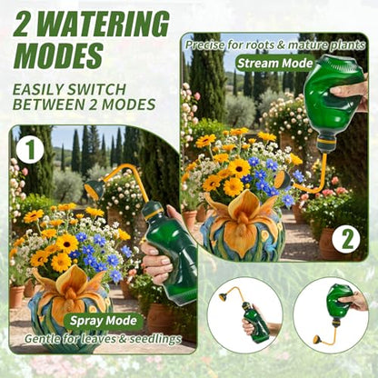 Precision Spout 0.45L Watering Can – Perfect for Delicate Seedlings - Potted Plants - Green - color: Green