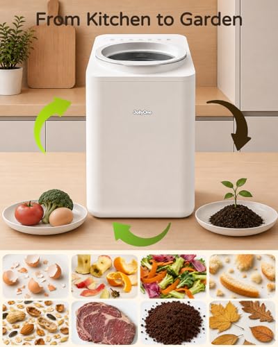 Odorless Electric Kitchen Composter 4.5L, Quiet ≤45dB for Home