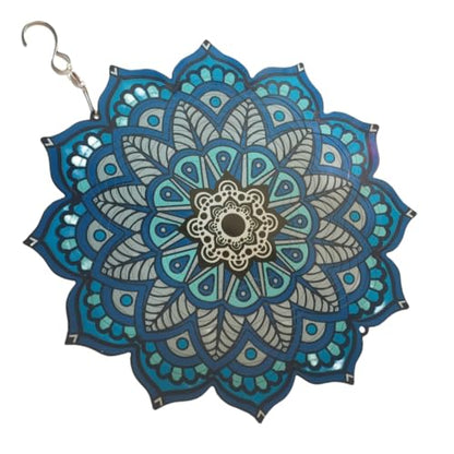 Wind Spinner Outdoor Mandala, Hanging Wind Spinners Garden 10"