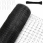 KLEWEE Bird Netting, 7.5x25 FT Heavy Plastic Duty Garden Netting Deer Fence - size: 7.5 x 25 FT