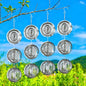 Reflective Bird Deterrents for Outside, Woodpecker Repellent - size: Circle