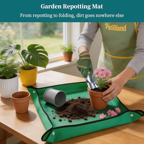 Green Garden Tools Set 26-Piece, Gardening Gifts for Women Men - color: green-26pcs