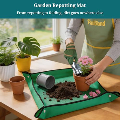 Green Garden Tools Set 26-Piece, Gardening Gifts for Women Men - color: green-26pcs