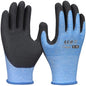 KDK Gardening Gloves for Women and Men, ECO Recycled Polyester Work Gloves with Latex Coating - color: Ocean Blue