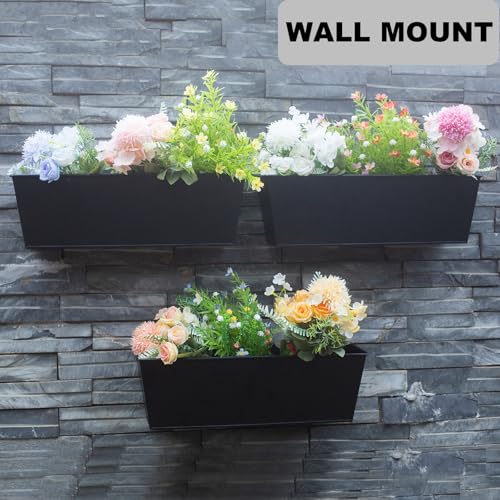16 Inch Wall Hanging Planters for Outdoor Plants 3PCS