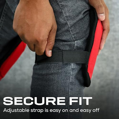 Lightweight Gardening Knee Pads with Removable and Replaceable Foam Pad Insert, Washable Soft Cap Knee Pad, Easy Fit with Adjustable Hook and Loop Closure Straps