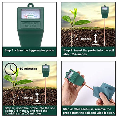 2 Packs Soil Moisture Meter for House Plants
