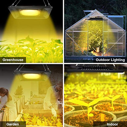 150W Waterproof Plant Light, Outdoor Grow Light, Sunlike Full Spectrum