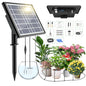 49FT Solar Drip Irrigation Kit, Digital Screen for 15 Pots - size: 49FT Digital Display Irrigation System-15 Pot