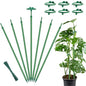 Extendable Monstera Plant Stakes, Support Sticks with Clips 7 Pack - size: 25Inches7PCS