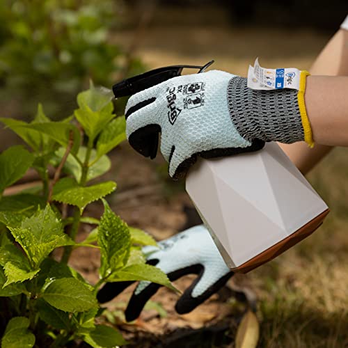 Gardening Gloves - Cooling, Thin, Touch, Outdoor work garden gloves for women, gardening tool for yard landscaping