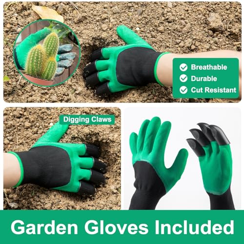 Gardening Tool Set Gifts for Women, Heavy Duty Garden Tools with Handbag