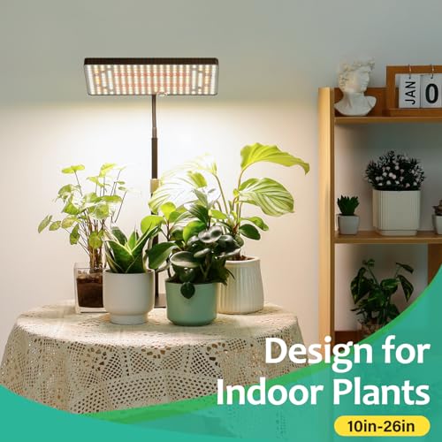 LBW Desk Grow Light, 214 LEDs Full Spectrum Plant Light for Indoor Plants - size: 1-Head