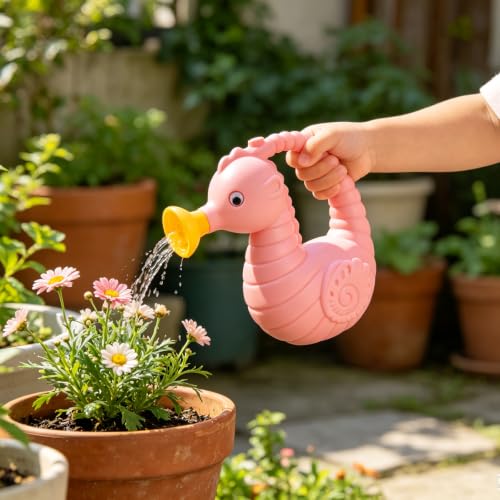Small Watering Can - 1/4 Gallon - Pink - color: Pink