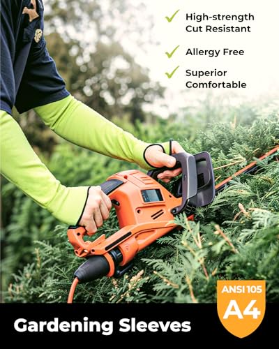 toolant Ultra-Comfort Cut Resistant Sleeves for Gardening & Welding