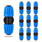 10 Pcs 1/2" Drip Irrigation Tubing Coupling Fittings - size: 1/2 Inch Straight Coupling
