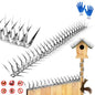 Bird Spikes 65 FT Anti Climb Spikes Stainless Steel Bird Squirrel Deterrent - size: 65 FT