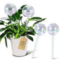 Soilagua Rainbow Plant Watering Globes, Extra-Thick Glass, 4 Pack - size: Regular – 4 Pack
