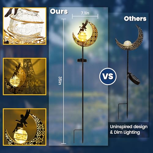 Solar Fairy Lights Outdoor Waterproof, Garden Decor for Outside - size: 2