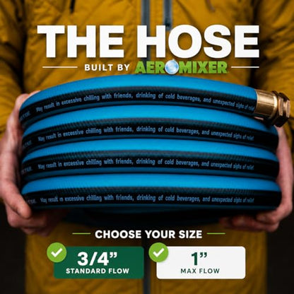 Aeromixer THE HOSE 3/4 Inch Garden Hose 15 Ft Heavy Duty Water Hoses - size: 3/4" x 15', style: 1 Pack
